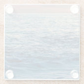 Open zee glazen onderzetter (Achterkant)