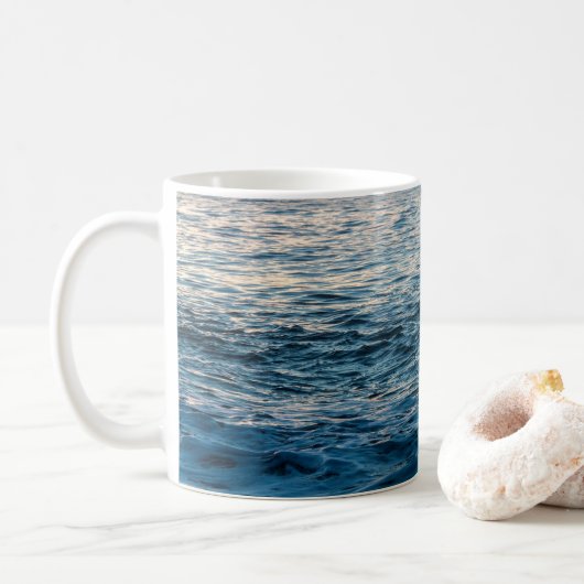 Open zee koffiemok (Met donut)