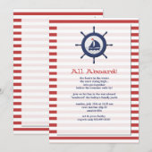 Open Zeeen Nautische uitnodiging (Voorkant / Achterkant)