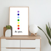 Open zijn - Chakra-Poster Poster