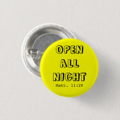 OPENALL NACHT RONDE BUTTON 3,2 CM (Voorkant /achterkant)