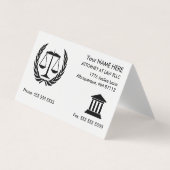 Openbaar aanklager bij Law White Visitekaartje (Voorkant)