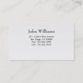 Openbaar aanklager bij wet - Visitekaartjes (Achterkant)