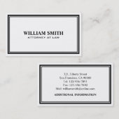 Openbaar aanklager bij wet - Visitekaartjes (Voorkant / Achterkant)