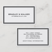 Openbaar aanklager bij wet - Visitekaartjes (Voorkant / Achterkant)