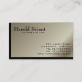 Openbaar aanklager bij wet - Visitekaartjes (Achterkant)