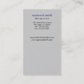 Openbaar aanklager bij wet - Visitekaartjes (Achterkant)