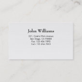 Openbaar aanklager bij wet - Visitekaartjes (Achterkant)