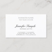 Openbaar aanklager bij wetsadviseur minimalistisch visitekaartje (Voorkant)