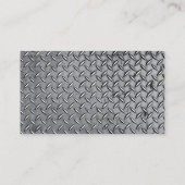 Openbaar aanklager - Diamond Metal Bord Visitekaartje (Achterkant)