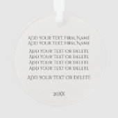 Openbaar aanklager - Kantoor Ornament (achterkant)