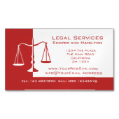 Openbaar aanklager magnetisch visitekaartje (Voorkant)