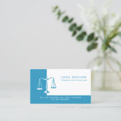 Openbaar aanklager visitekaartje (Staand voorkant)