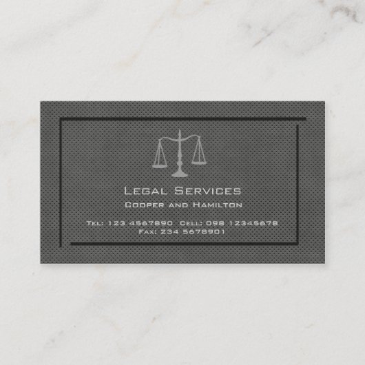 Openbaar aanklager visitekaartje (Voorkant)