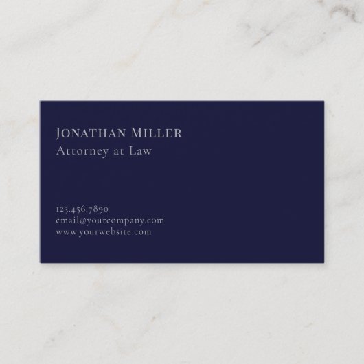 Openbaar aanklager visitekaartje (Voorkant)