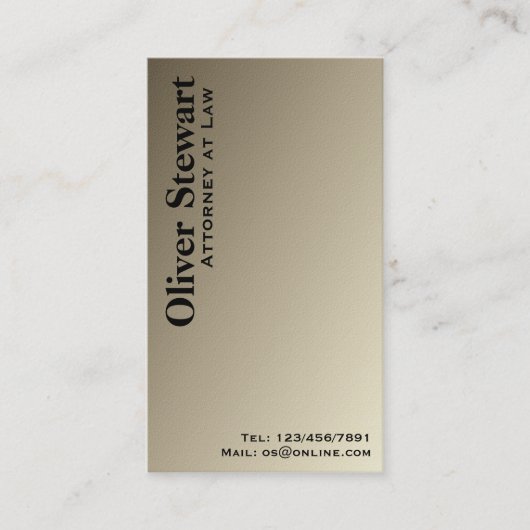 Openbaar aanklager - Visitekaartjes (Voorkant)