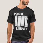 Openbaar bibliotheekboek t-shirt (Voorkant)