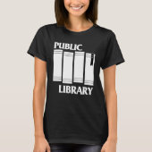 Openbaar bibliotheekboek t-shirt (Voorkant)