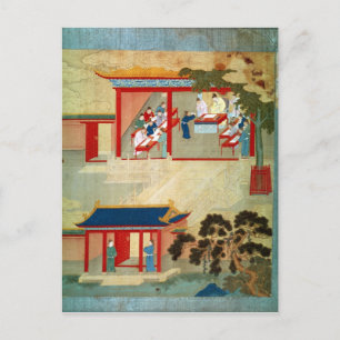 Openbaar dienstexamen onder keizer Jen Tsung Briefkaart