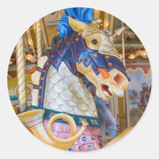 Openbaar Museum voor Groothertogdom Ronde Sticker (Voorkant)