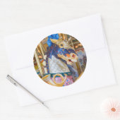 Openbaar Museum voor Groothertogdom Ronde Sticker (Envelop)