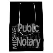 Openbaar notaris-extraordinaire douane medium cadeauzakje (Achterkant)