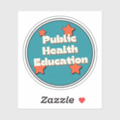 Openbaar Onderwijs over Volksgezondheid Sticker (Vel)
