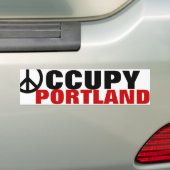 OPENBAAR PORTLAND BUMPERSTICKER (Op auto)