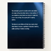 Openbaar sprekend boek Hoesje Inspiratie Notitiebo (Achterkant)