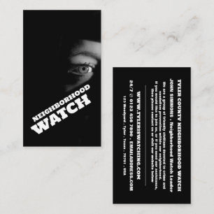 Openbaar Uitzicht, buurtgemeenschapswacht Visitekaartje