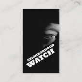 Openbaar Uitzicht, buurtgemeenschapswacht Visitekaartje (Voorkant)