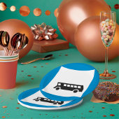 Openbaar vervoer bushalte teken stedelijk vervoer papieren bordje