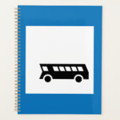 Openbaar vervoer bushalte teken stedelijk vervoer planner (Voorkant)