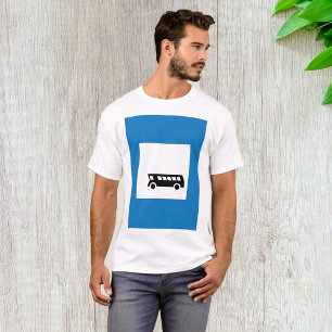 Openbaar vervoer bushalte teken stedelijk vervoer t-shirt