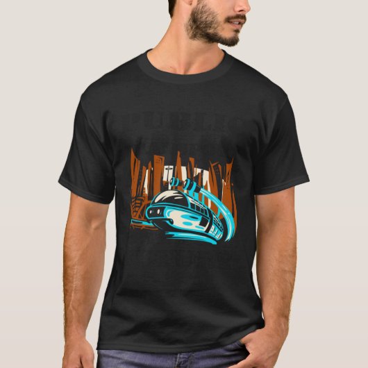 openbaar vervoer t-shirt (Voorkant)