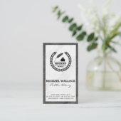 Openbaar zegel | Marmer Visitekaartje (Staand voorkant)