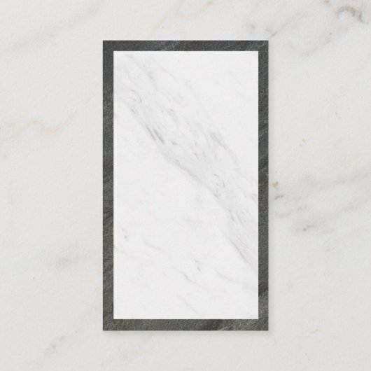 Openbaar zegel | Marmer Visitekaartje (Achterkant)