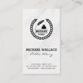 Openbaar zegel | Marmer Visitekaartje (Voorkant)