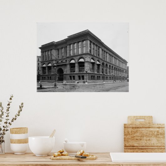 Openbare bibliotheek Chicago Poster (Keuken)