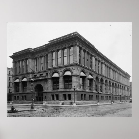 Openbare bibliotheek Chicago Poster (Voorkant)