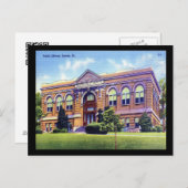 Openbare Bibliotheek, Easton, PA Vintage Briefkaart (Voorkant / Achterkant)