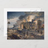 Openbare bibliotheek en tempel van de Winden, bord Briefkaart (Voorkant / Achterkant)