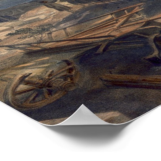 Openbare bibliotheek en tempel van de Winden, bord Poster (Hoek)