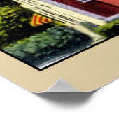 Openbare bibliotheek, kerk, Tavern, Nashua NH Poster (Hoek)