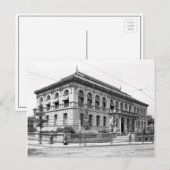 Openbare Bibliotheek van Providence, 1906 Briefkaart (Voorkant / Achterkant)