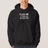 Openbare bibliotheekondersteuning Pro Books Learni Hoodie (Voorkant)