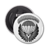Openbare civiele militaire parachute Wings flesope Button Flesopener (Voorkant)