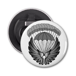Openbare civiele militaire parachute Wings flesope Button Flesopener