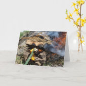 OPENBARE CREMATIE IN HINDOEÏSME KAART (Gele Bloem)