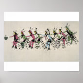 Openbare dans ter ere van de krijger He Dog (inkt Poster (Voorkant)